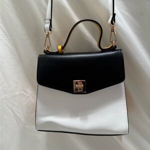 Dune Black and White and Orange Women's Handbag